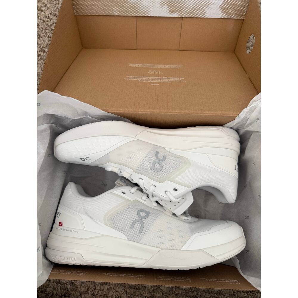 NEW IN BOX On Cloud ON White/White Size 9.5 The Roger Advance Pro Tennis Shoe - Picture 2 of 10